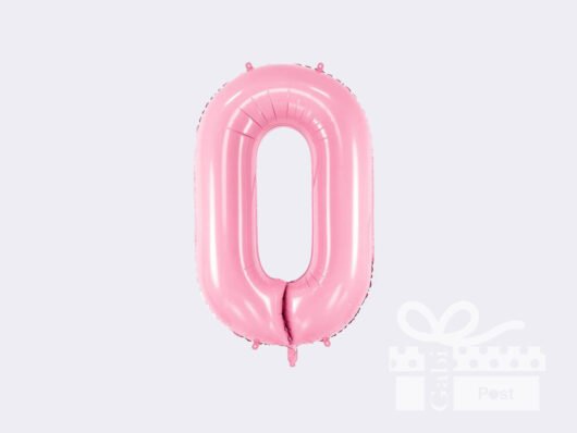 Rožinis folinis balionas skaičius 0